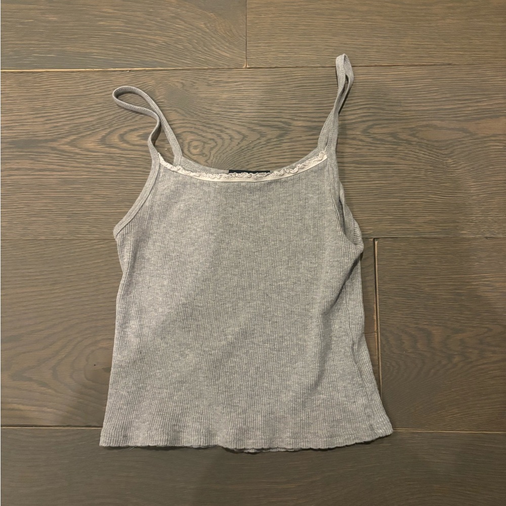 Brandy Melville Lace Trim Tank Top